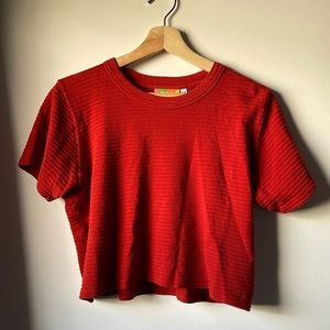 Big Bud Press XXS Cropped Honeycomb Tee